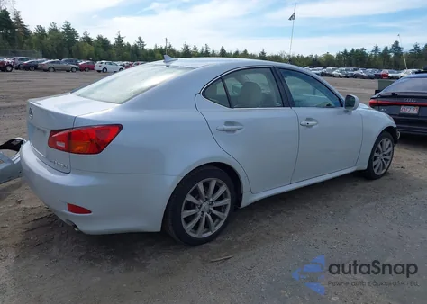 2007 Lexus Is 250 z USA, uszkodzony, nr VIN JTHCK262775015375